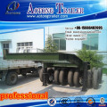 China 150tons 4 rows 8 axles low bed dolly tow semi trailer for sale